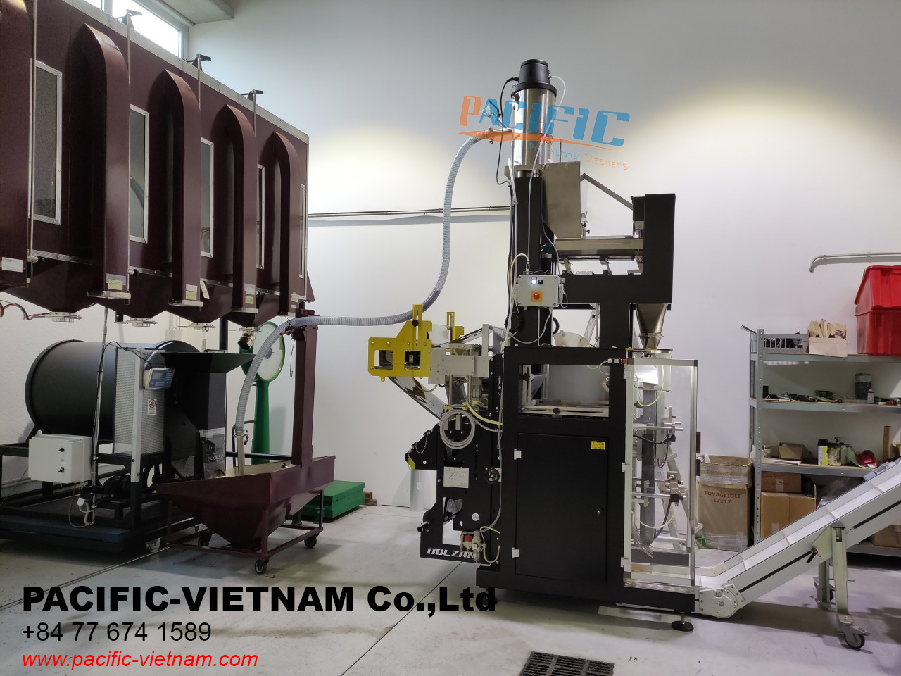 HỆ THỐNG CẤP LIỆU ĐÓNG GÓI CÀ PHÊ