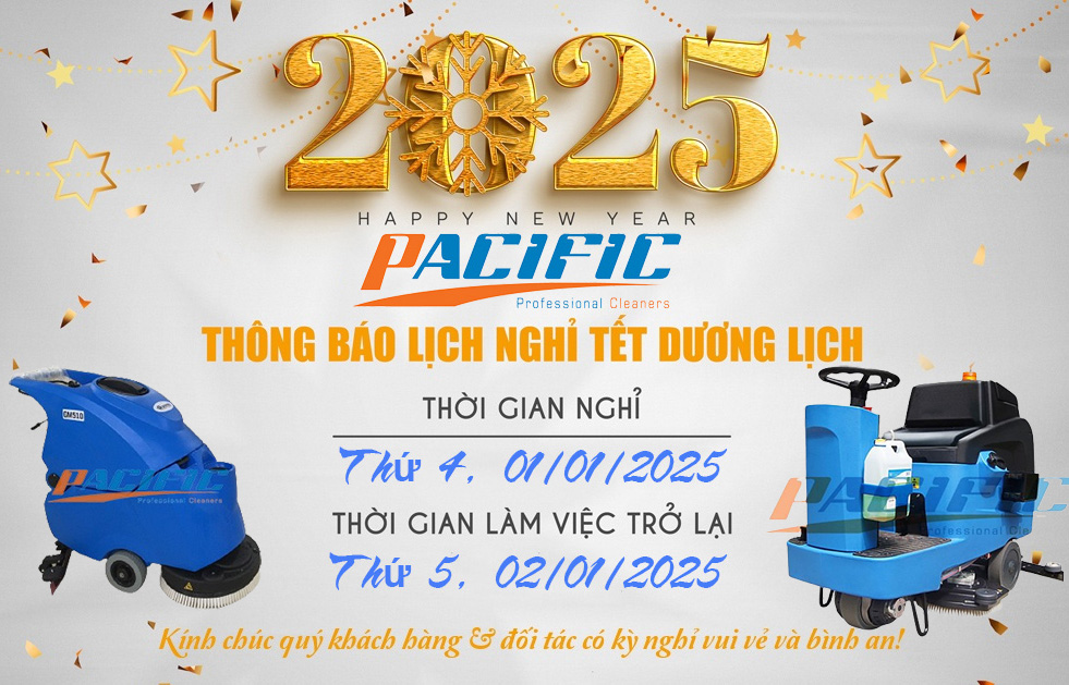 PACIFIC-VIETNAM THONG BAO NGHỈ TẾT DƯƠNG LỊCH 2025