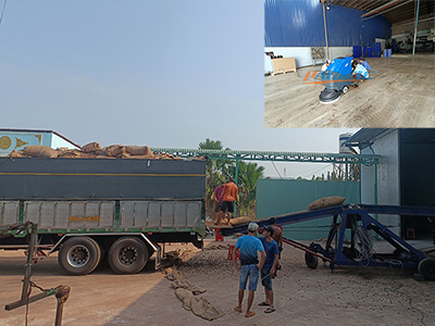 Nhà máy chế biến hạt điều tại tỉnh Bình Phước, Việt nam