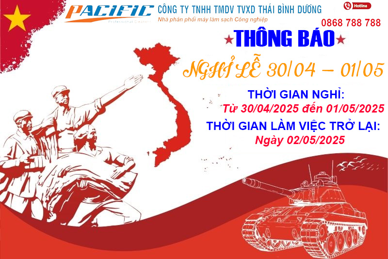 THÔNG BÁO NGHỈ LỄ 30/04/2025